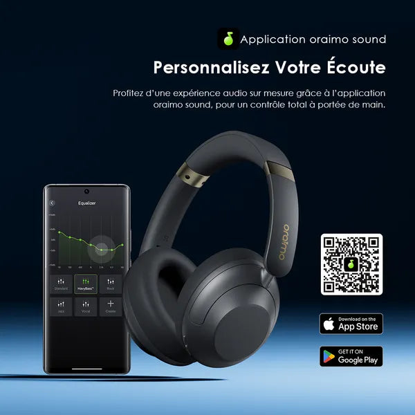 Oraimo Boom Pop Pro – Casque Bluetooth Bass Boost 2.0