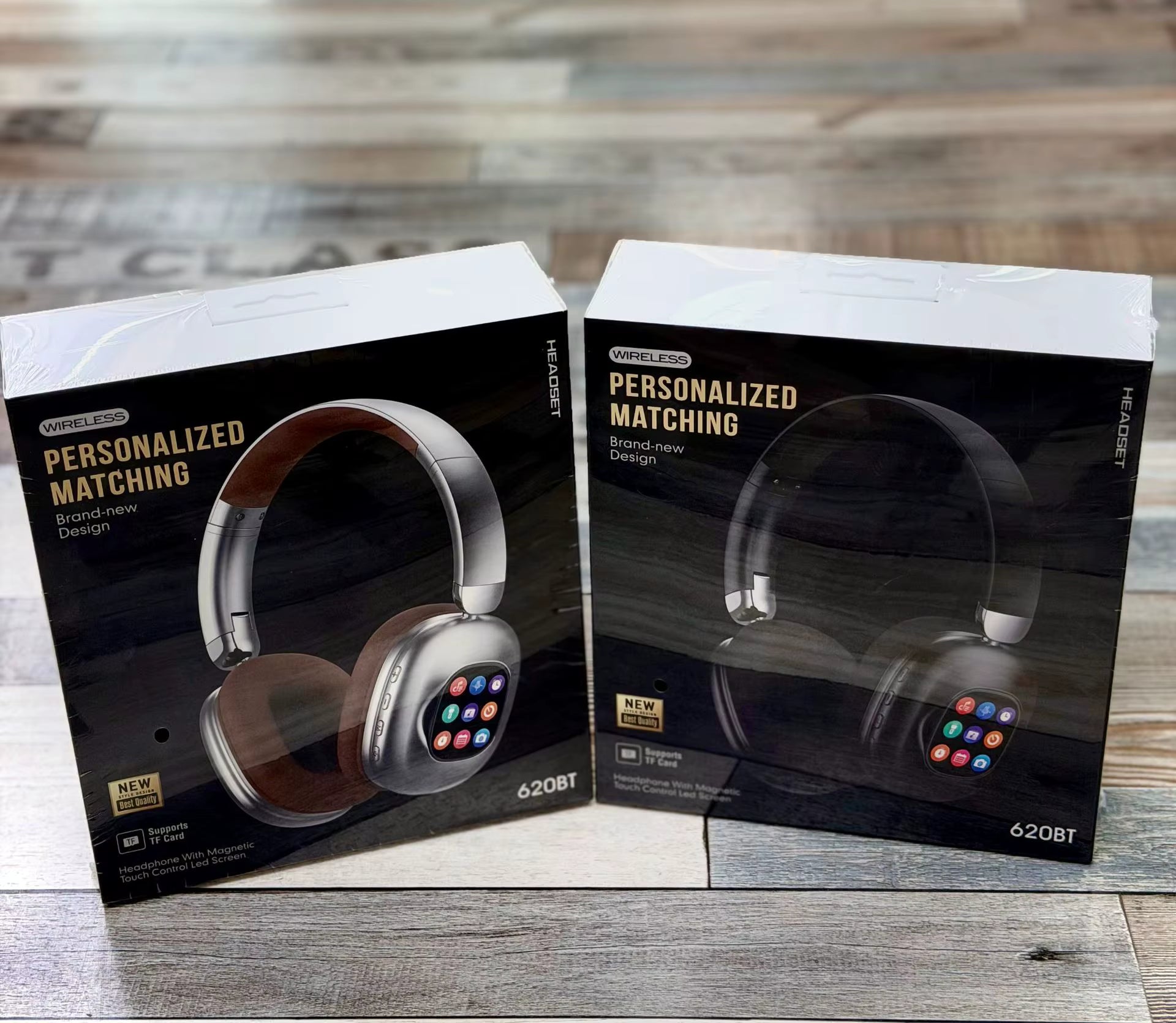 🎧 Casque Bluetooth Sans Fil avec Écran Tactile