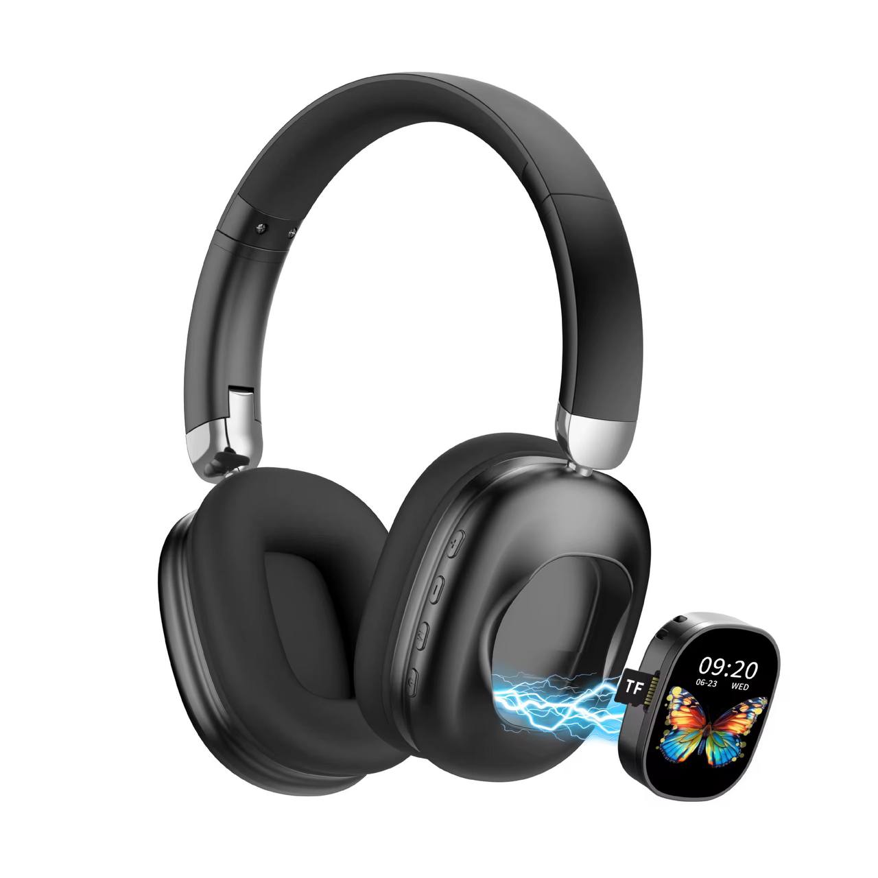 🎧 Casque Bluetooth Sans Fil avec Écran Tactile